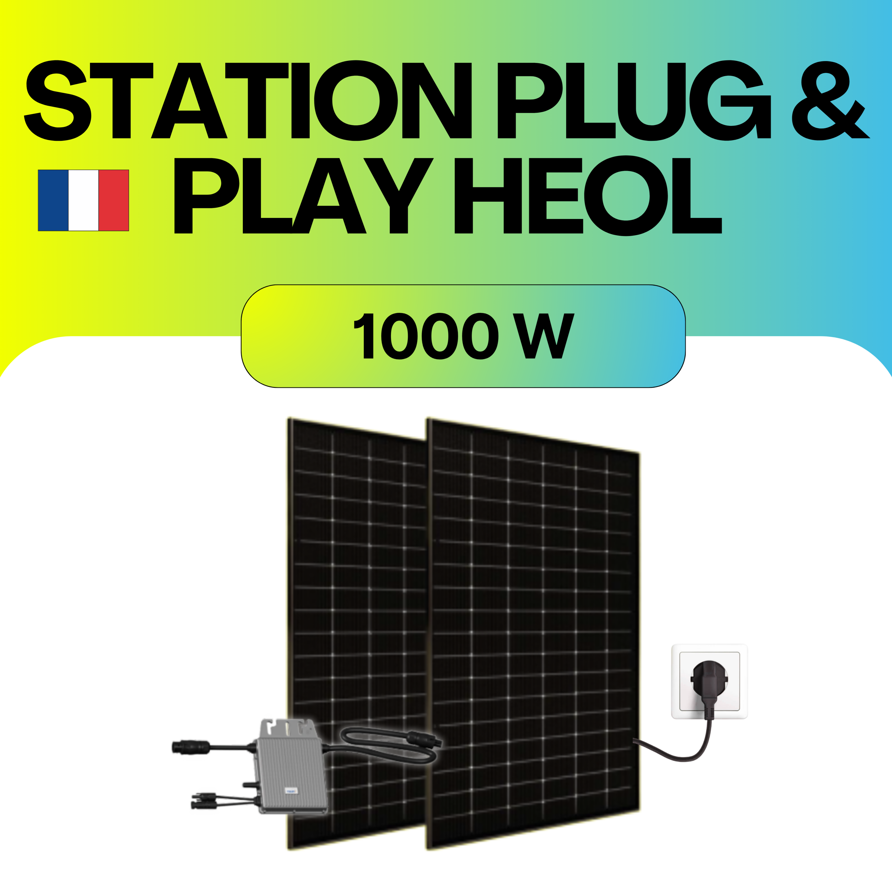 La station solaire Sunology HEOL 1 000 Wc Sunadom