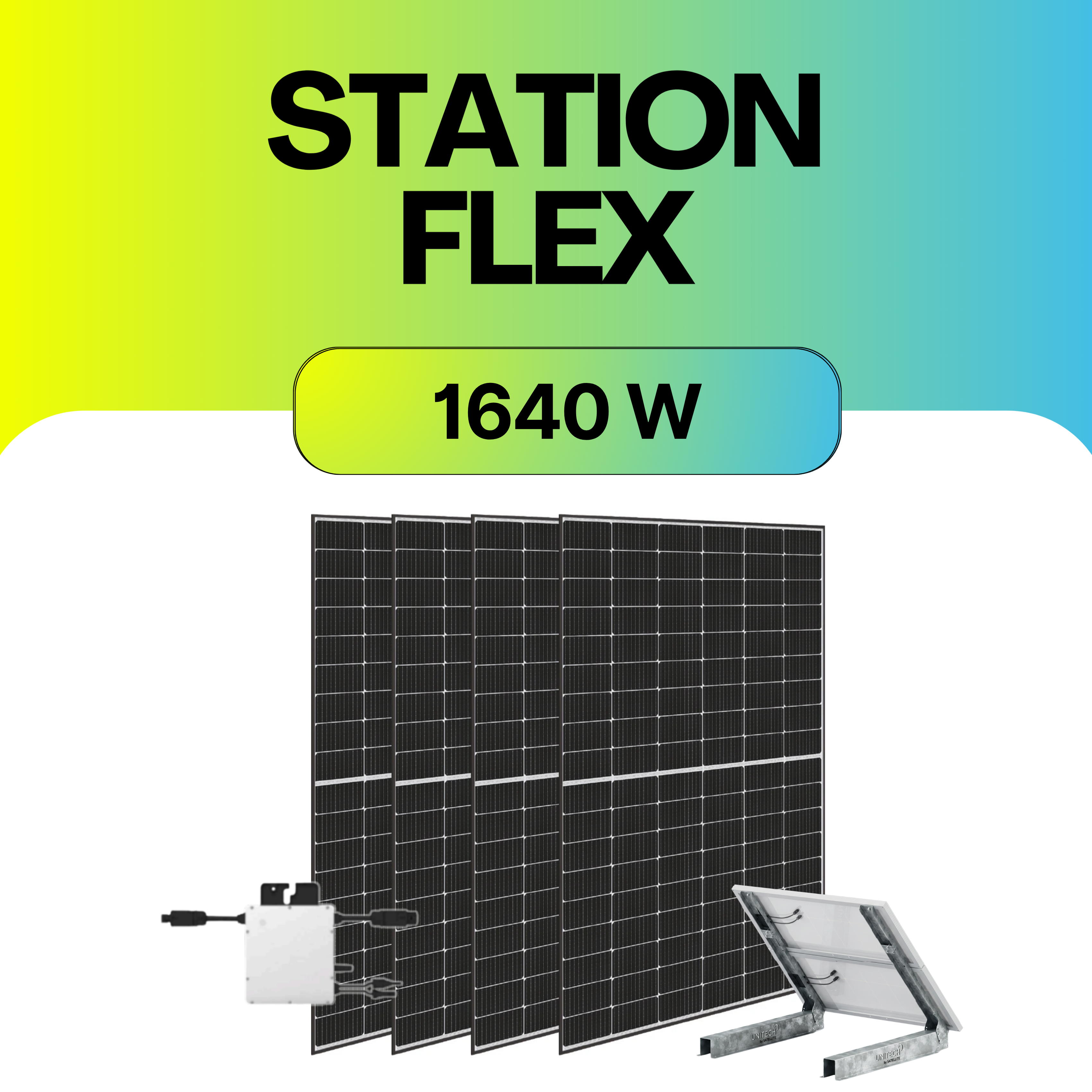 La station solaire FLEX 1640W Sunadom
