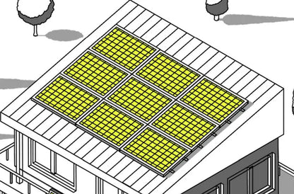 Fixation toiture – Station GO Sunadom