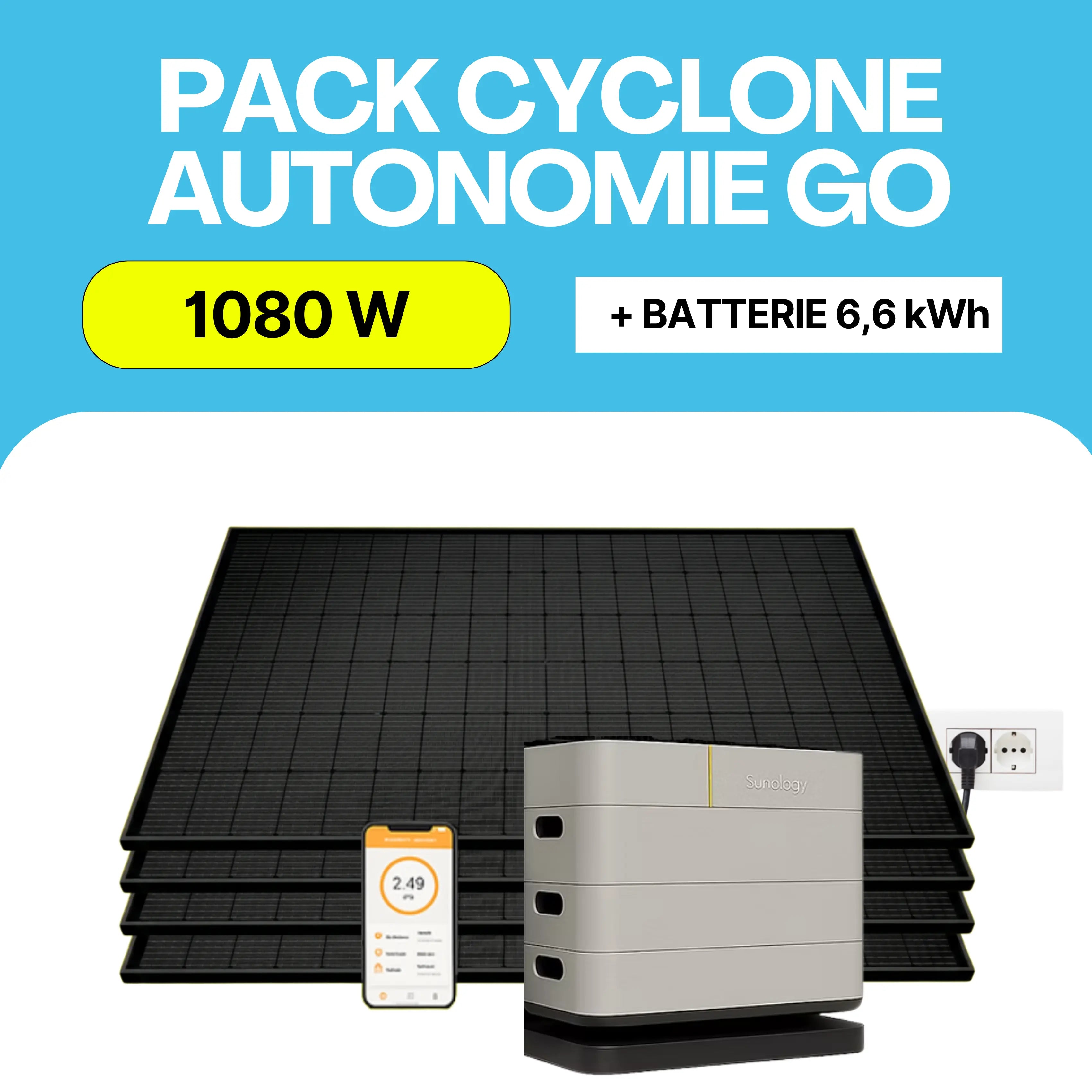 Pack Cyclone Autonomie GO Sunadom