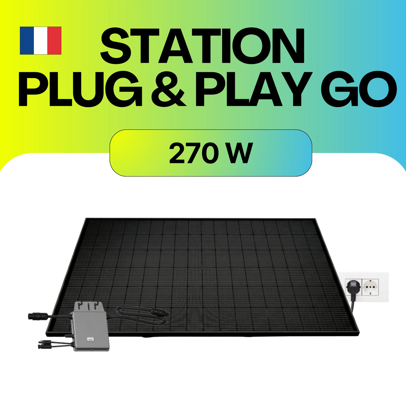 La station solaire Sunology GO 270Wc Sunadom