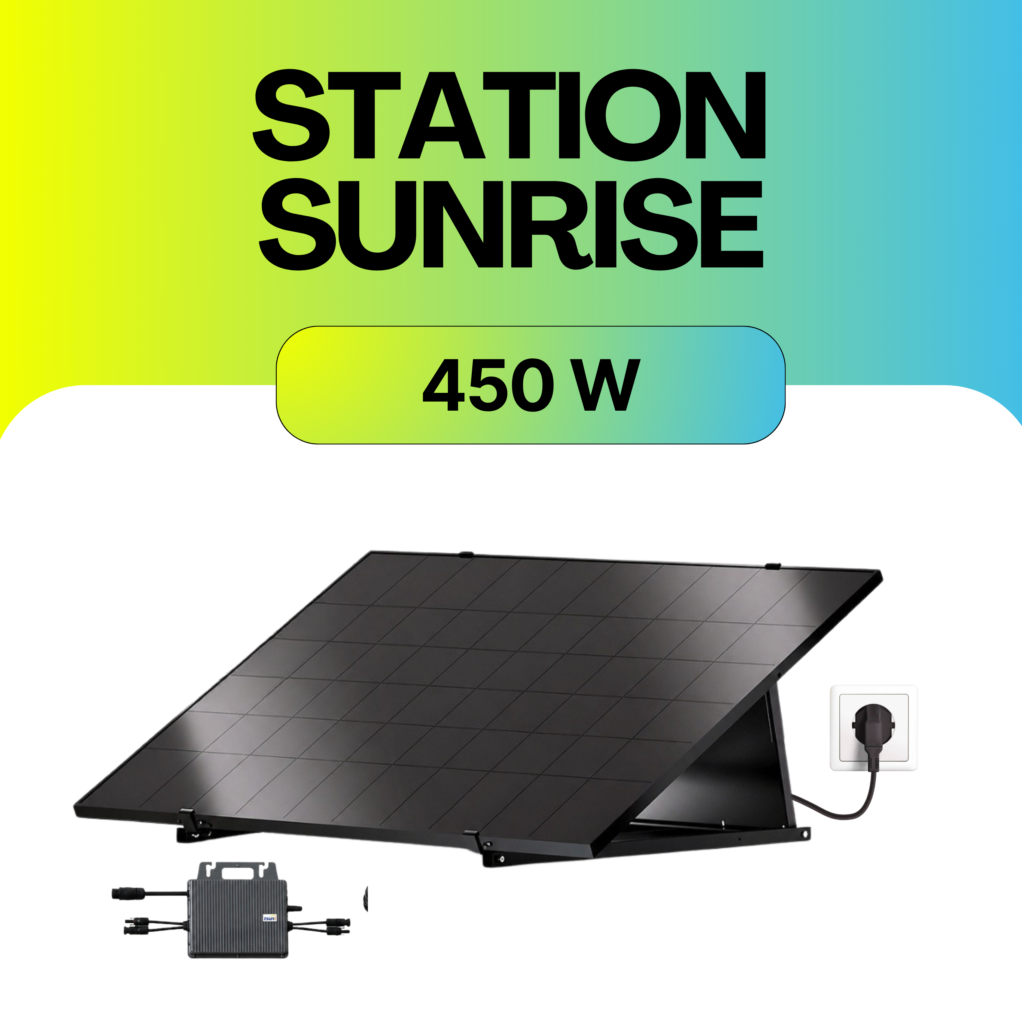 La station solaire SUNRISE 450W