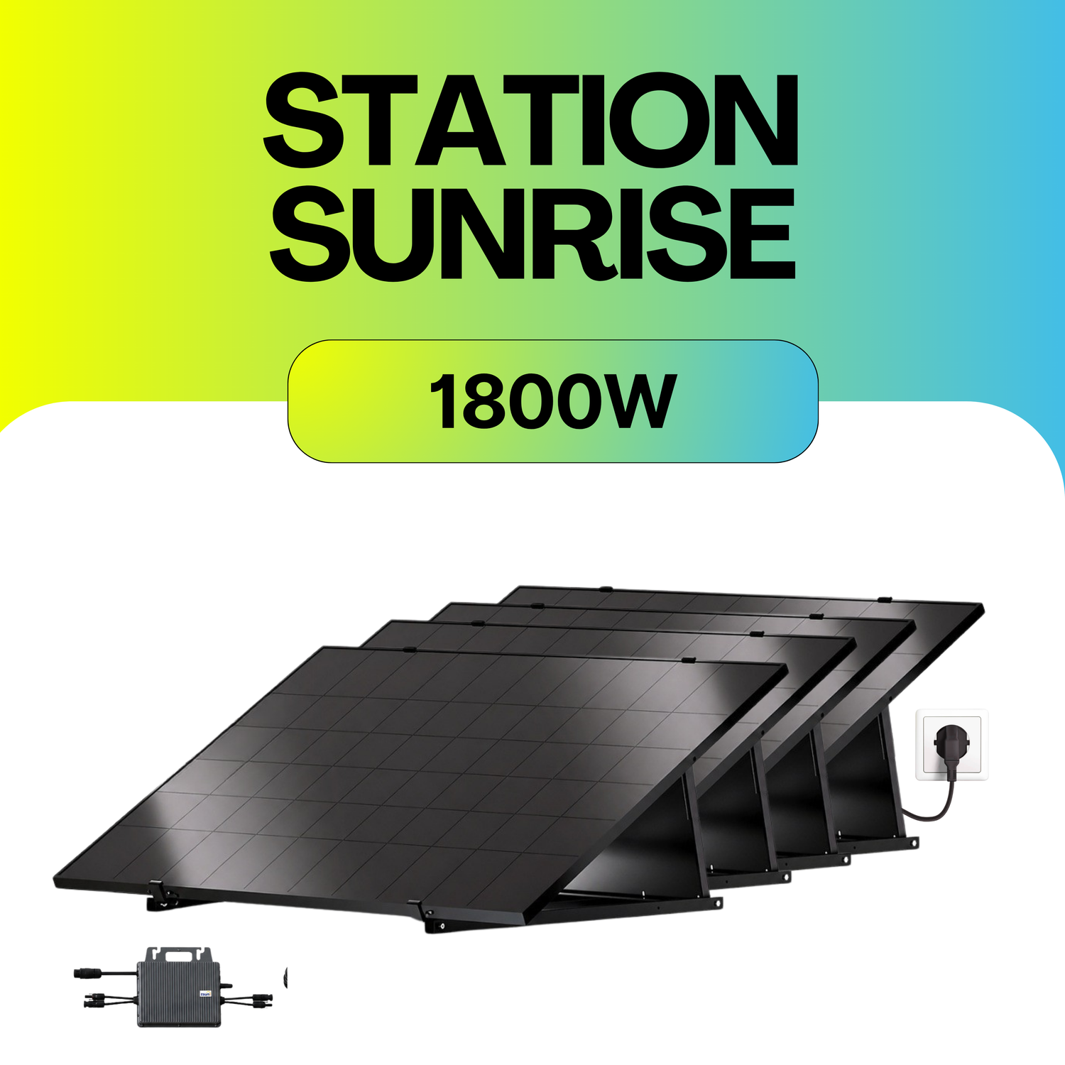 Station solaire SunRise 1800W du Pack Autonomie