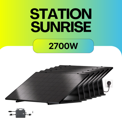 Station solaire SunRise 2700W du Pack Autonomie