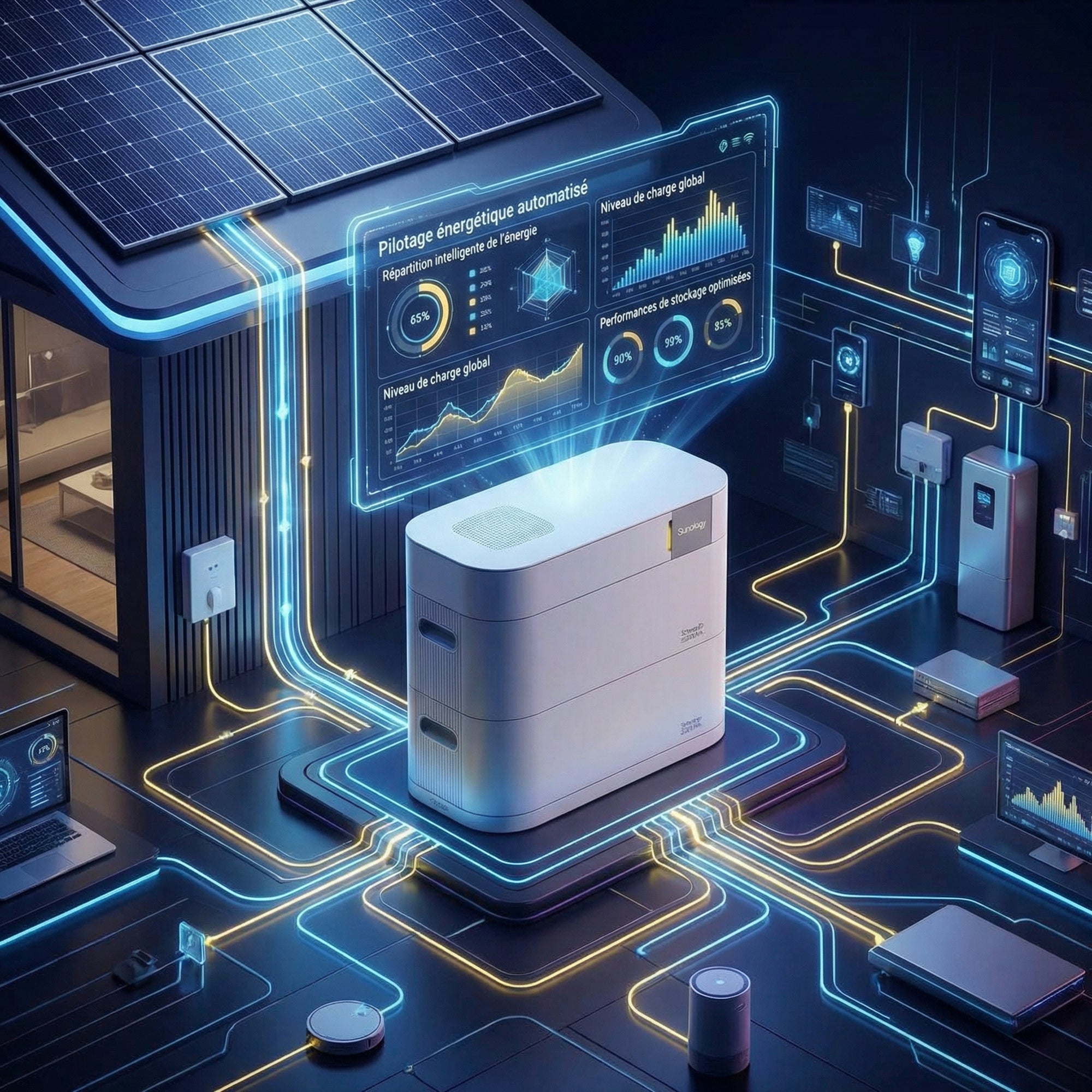 Un système intelligent, piloté automatiquement