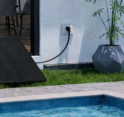 Branchement plug &amp; play de la station SunRise sur prise extérieure